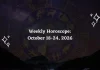 Weekly Horoscope (October 18–24, 2026): Solar Eclipse & Tarot Forecast Weekly Horoscope for All Zodiac Signs – October 18-24, 2026